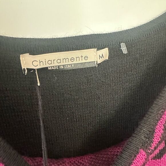 Chiaramente Italian Wool Alpaca Houndstooth Sweater Dress M - Picture 4 of 6